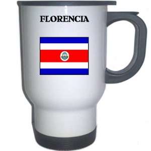  Costa Rica   FLORENCIA White Stainless Steel Mug 