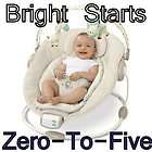 New Bright Starts Biscotti Harmony & Comfort Baby Cradling Bouncer