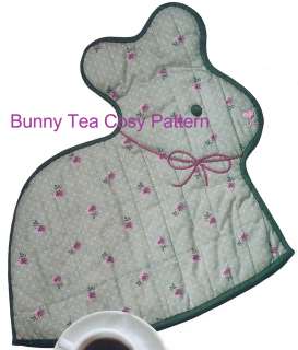 Bunny Tea Cozy + Free Matching Pot Holder Pattern#SW2  