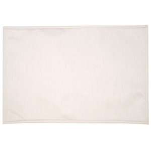  Cream Shantung Rectangle Placemat