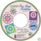 2600 TEA BAG FOLDING CD Squares/Pape​rs Cut Outs 7 Books