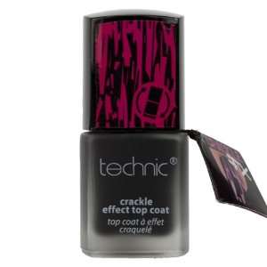  Technic Crackle Effect Top Coat   Black Beauty