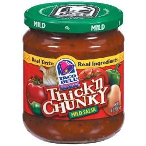 Taco Bell Mild Taco Salsa   12 Pack  Grocery & Gourmet 