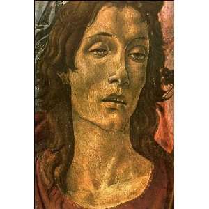   Altarpiece head of St John, By Botticelli Sandro 