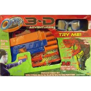  Optrix 3 D Adventure Dinosaur Target Set Toys & Games