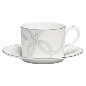   Waterford Halo China Tea Cup and Saucer (1 of each)