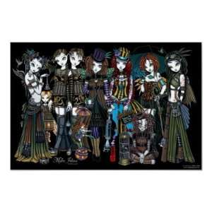  Myka Jelina Gothic Steampunk Tribal Circus Fairies Posters 