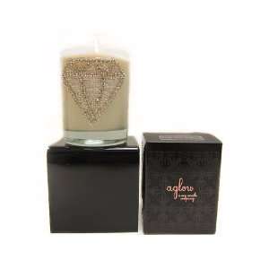  Aglow Eco Living Diamond Bling Clear Crystal Soy Candle 