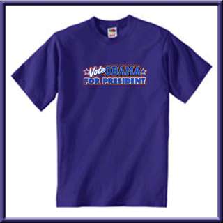 Vote OBAMA For President Democrat T Shirt S,M,L,XL,2X,3X,4X,5X 2012 