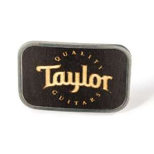  Taylor Guitars Buckle, Round Taylor, Black: Musical 