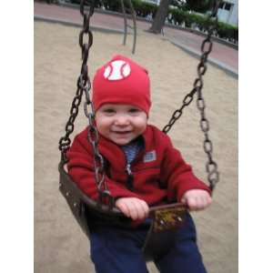  Baseball Applique Cotton Hat Baby