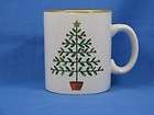 pier 1 one oh tannenbaum christmas tree coffee mug new