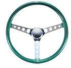 15 Green round Hole Metal Flake Steering Wheels   Back in Stock!!!