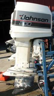   200 HP OUTBOARD 25 SHAFT BOAT MOTOR OPERATIONAL MUST SEE!  