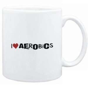 Mug White  Aerobics I LOVE Aerobics URBAN STYLE  Sports:  