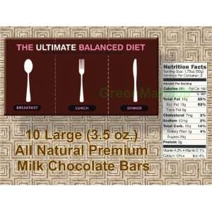   The Ultimate Balanced Diet   Ten 3.5 oz. Bars