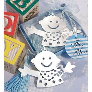  Baby Shower Favors : Baby Design Bookmark Favors   Blue (1 