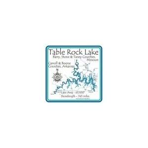  Table Rock 4.25 Square Absorbent Coaster: Kitchen 