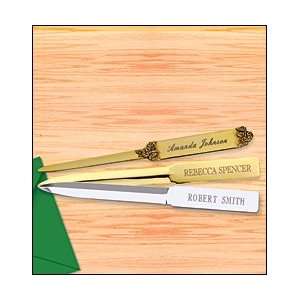  Goldplated Personalized Letter Opener: Office Products