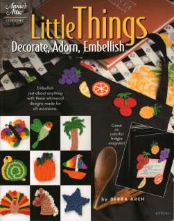 CROCHET LITTLE THINGS DECORATE ADORN EMBELLISH Annies Attic BOOK 