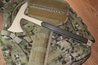 K5 Tactical Tomahawk Spike Tan with Sheath 16.5 Inches High Carbon 
