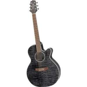 Takamine G Series NEX Acoustic Electric Guitar, Transparent Charcoal