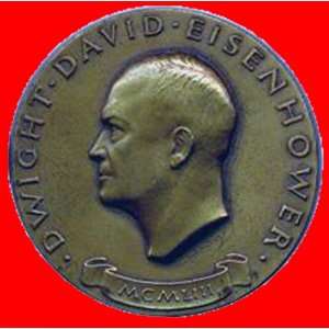 1953 President Dwight Eisenhower Official Inaugural Medal Bronze