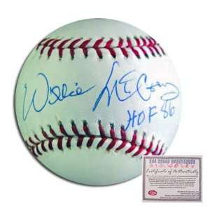  Autographed Willie McCovey Baseball   San Francisco 