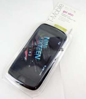 New OEM T Mobile Sidekick 4G Black Gel Skin Case Cover  