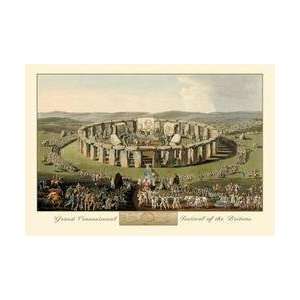   Conventional Festival of the Britons 24x36 Giclee: Home & Kitchen