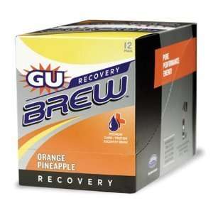 GU Sports Recovery Brew Replacement Sports Drink (Single Packets,12 