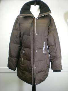 New Michael Kors Womens Brown Down Coat Jacket X Large XL  