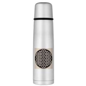  Large Thermos Bottle Flower of Life Peace Symbol 
