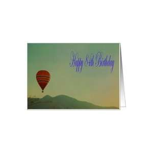  Happy 84th Birthday Hot Air Balloon Card Toys & Games