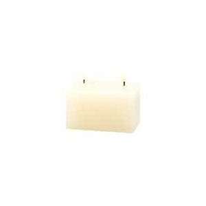  Decorative Ivory Vanilla Brick Candle (pack Of 1): Home 
