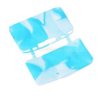 New Blue White Soft Silicone Skin Cover Case for Nintendo N3DS 3DS US 