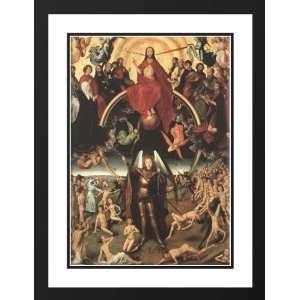  Memling, Hans 28x38 Framed and Double Matted Last Judgment 