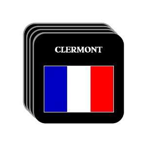 France   CLERMONT Set of 4 Mini Mousepad Coasters