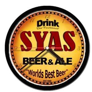  SYAS beer and ale cerveza wall clock: Everything Else