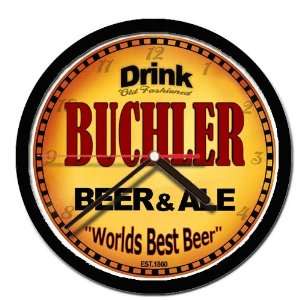  BUCHLER beer and ale cerveza wall clock: Everything Else