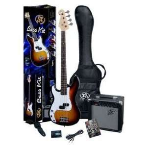  SX BG1K LH 3TS + BA1565 Bass Package with Amp, Carry Bag 