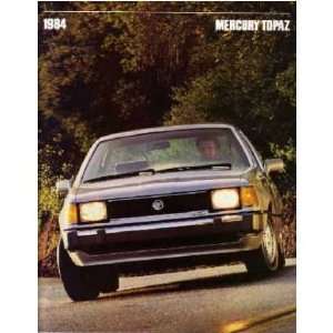    1984 MERCURY TOPAZ Sales Brochure Literature Book Automotive
