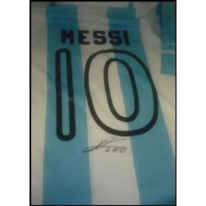   ArgentinaS Messi Autographed/Hand Signed Jersey: Sports & Outdoors