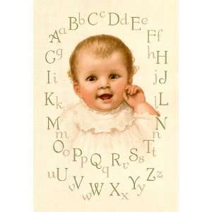  Babys Alphabet 44X66 Canvas