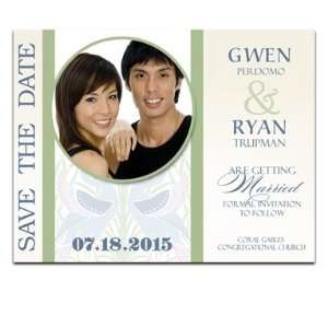  130 Save the Date Cards   Swan Garden: Office Products