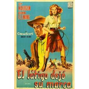  Bullwhip (1958) 27 x 40 Movie Poster Argentine Style A 