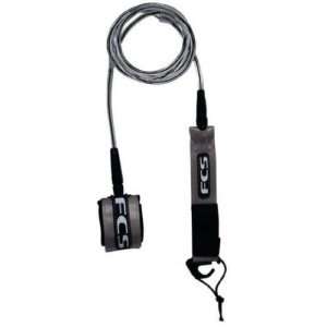 FCS Competition Weight 6 Surfboard Leash Clear/Black  
