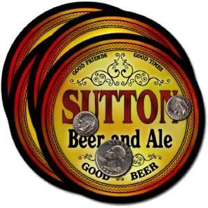  Sutton, KS Beer & Ale Coasters   4pk: Everything Else