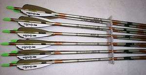 Easton XX75 SuperLite Camo Hunter 2216 Aluminum Arrows w/Quikspin 