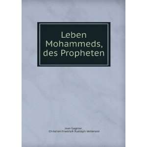   Propheten Christian Friedrich Rudolph Vetterlein Jean Gagnier  Books